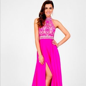 Terani Couture fuchsia dress size “0”